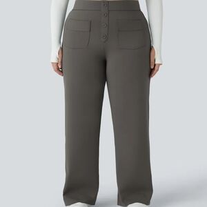 HALARA Grey Stretchy Pants with Pockets & Brand New With Tags!!!